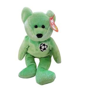 Ty beanie baby green soccer
